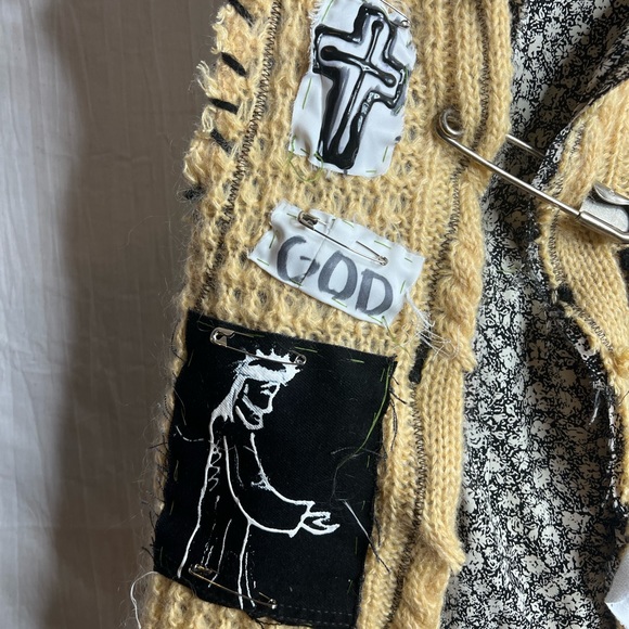 Holy Inheritance Custom Handmade 1 of 1 “Bite & Devour” Vest - $110 OBO - Picture 3 of 6